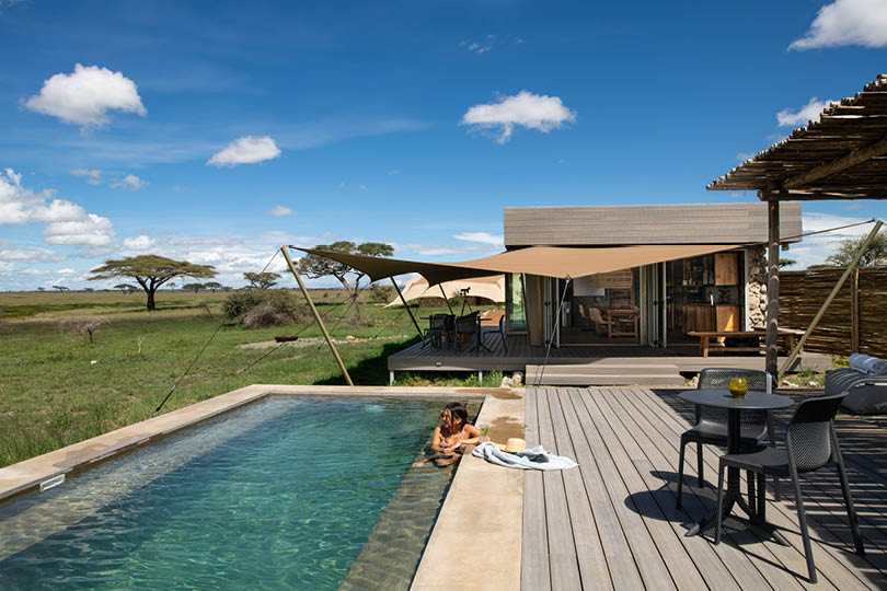Quiet retreat in the African wilderness